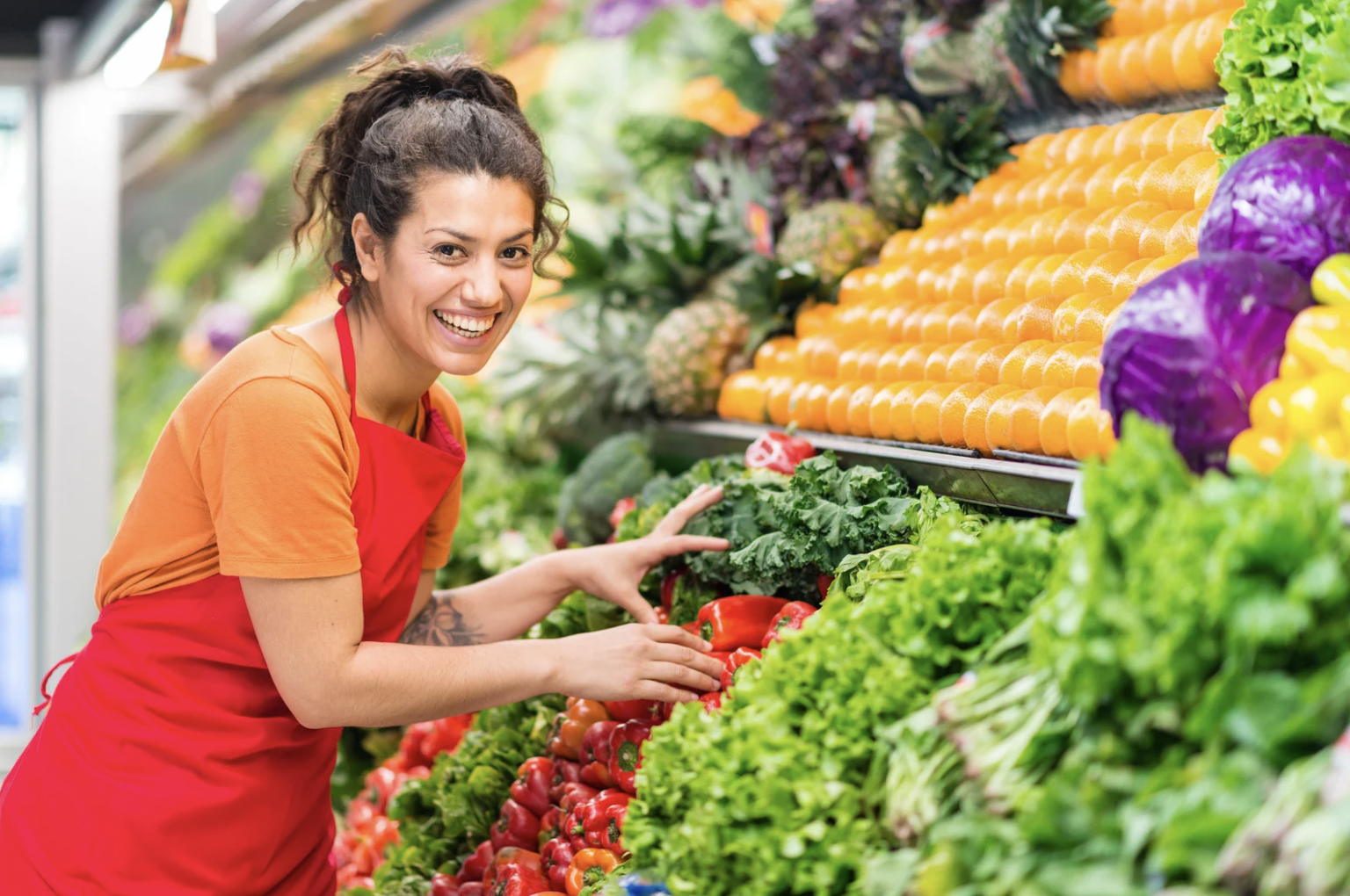 Drone in agricultural setting